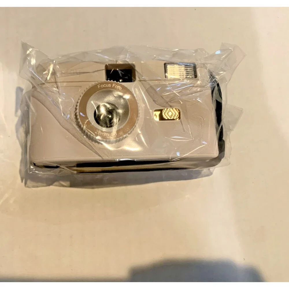 Heyday 35MM Camera with Built-in Flash Soft White -NEW (SEE PHOTOS)